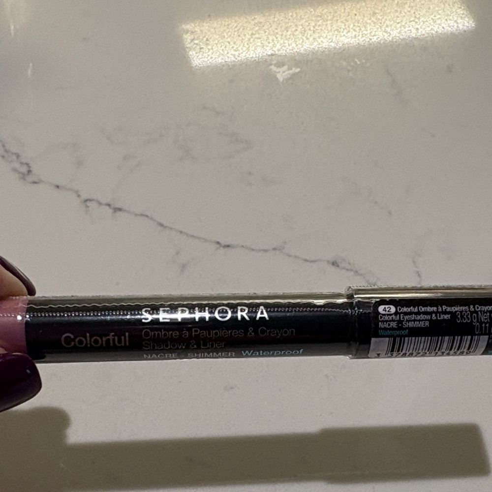 Sephora Colorful Shadow & Liner - Shimmer Pink
